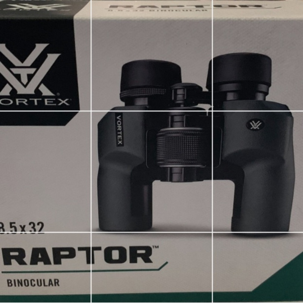 Raptor binoculars 8.5 x 32 Vortex